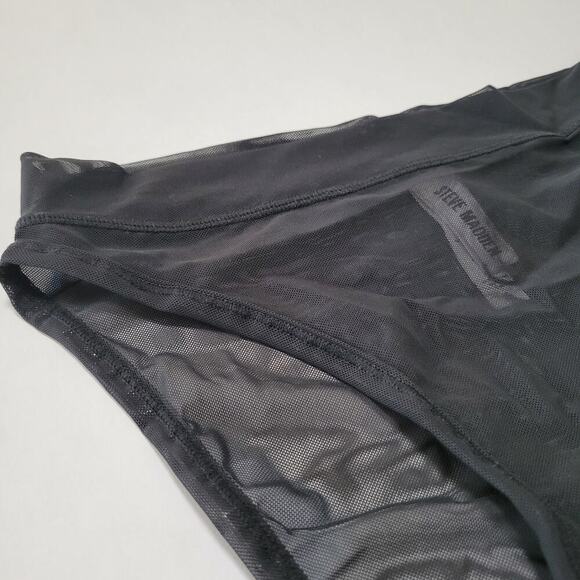 Steve Madden Women's Mesh High-Leg Bikini Underwear SM11875 Black NWT Small - Picture 3 of 6